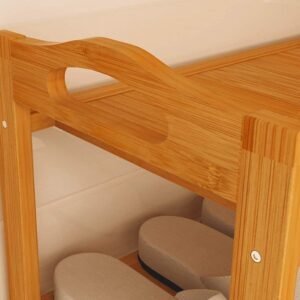 Bamboo 7-tier shoe rack organizer (100cm) - Image 4