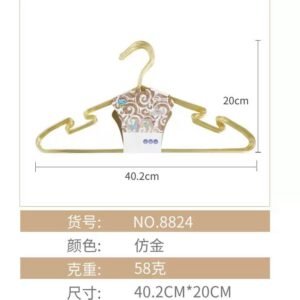 10psc Non-Slip Electroplated Iron Clothes Hanger Clothes Drying Rack - Image 4