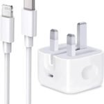 Apple 20W USB-C Power Adapter and a USB-C to Lightning Cable