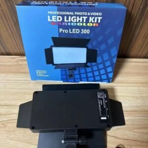 Professional Photo & Video LED 300 Light Kit - Image 2
