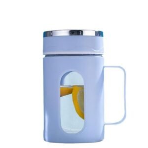 500 ML Double-Wall Borosilicate Glass Mug with & Handle - Image 4