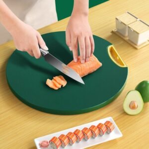 Round green cutting board - Image 3