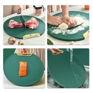 Round green cutting board - Image 2