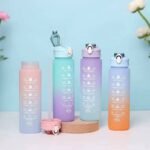900 ml Summer New Large-Capacity Portable Rope Student Couple Plastic Water bottle
