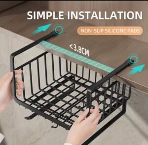 under-shelf hanging storage basket - Image 3