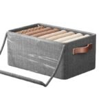 Folding Storage Box with & Transparent Lids Window