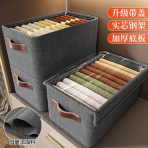 Folding Storage Box with & Transparent Lids Window - Image 2