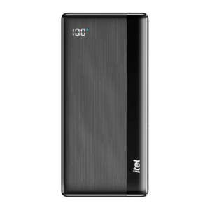 itel PowerPulse I 20000mAh with Type-C input and output ports.