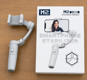 M2 Gimbal stabilizer for Smartphone Foldable 3 Axis Gimbal with Tripod Face Tracking
