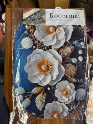 floral-patterned Silicone Bathroom Mat - Image 3