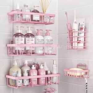 5 in 1 Pink shower caddy organizer