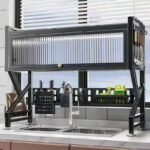 85cm Single dish drain rack with K-leg