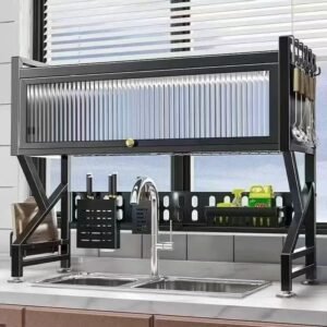85cm Single dish drain rack with K-leg