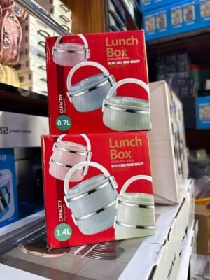 Stackable stainless steel insulated thermal lunch box