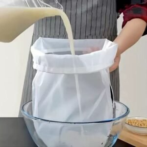 24psc Ultra-Fine Reusable Cheesecloth Bags For Straining, Soymilk Filter, Juice