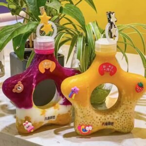 500ml Star doughnut  juice drink cup/bottle
