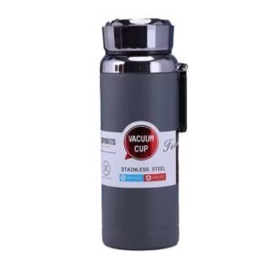 Double Stainless Steel Vacuum Insulated Hot & Cold Flask With Handle, Matte Mix Color - Image 2