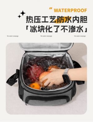 Leakproof Insulated Lunch Bag with Adjustable Strap for Adults - Image 4