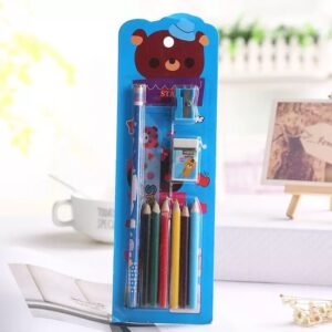 10-Piece Suction Card Stationery Learning Set( 1 dozen I.e 12psc)