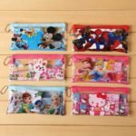 7psc Creative Cartoon Zipper Pencil Case Children Stationery Set (1 dozen, I.e 12psc)