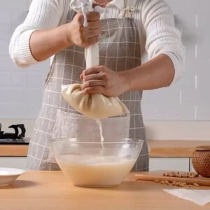 24psc Ultra-Fine Reusable Cheesecloth Bags For Straining, Soymilk Filter, Juice - Image 3