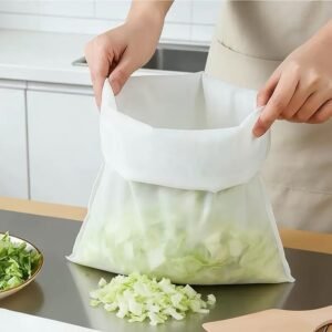 24psc Ultra-Fine Reusable Cheesecloth Bags For Straining, Soymilk Filter, Juice - Image 2