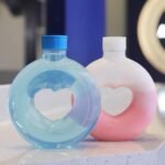500ml donut-shaped plastic water bottle