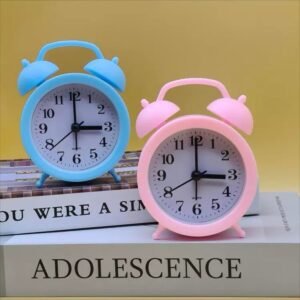 Kids Mini Double Bell Alarm Clock - Image 4