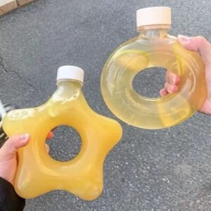 500ml Star doughnut  juice drink cup/bottle - Image 2