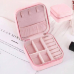 PU leather travel jewelry box