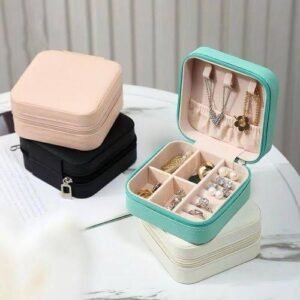 PU leather travel jewelry box - Image 3