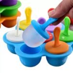 Plastic popsicle ice cream mold(blue)