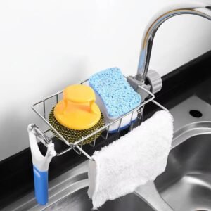 Stainless Steel Sponge Holder for Kitchen Sink - Image 2