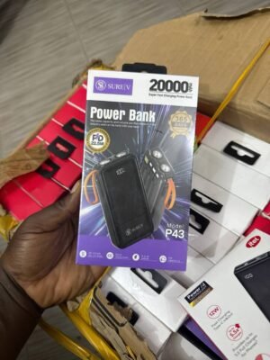 SURE|V P43 20,000mAh Power Bank – 22.5W Fast Charging with built in cables - Image 2