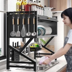 85cm Single dish drain rack with K-leg - Image 4