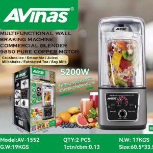 Avinas 5200W 5.2 Liters Commercial Blender With Sound Insulation | AV-1552 - Image 2