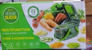 22 PCS Veggie Slicer and Multifunctional Fruit & Vegetable Chopper - Image 3