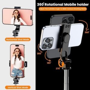 R7-L Selfie Stick Tripod, a 1.7-meter extendable wireless tripod stand - Image 2